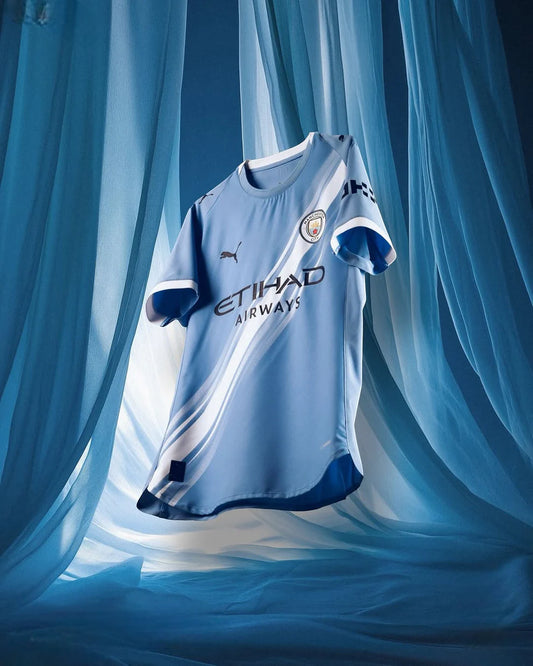Manchester City 2025/26 Home Kit (Player Version)